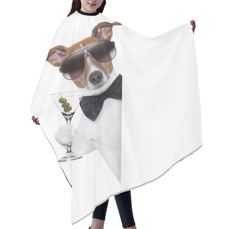 Personality  Dog Toasting Hair Cutting Cape