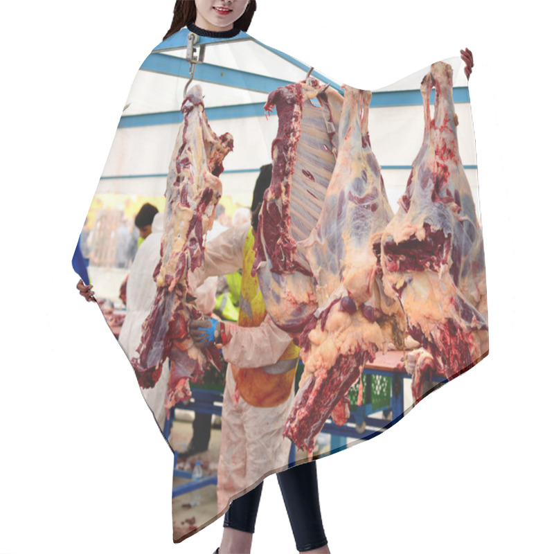 Personality  Carcass Meat Hanging Hook Hair Cutting Cape