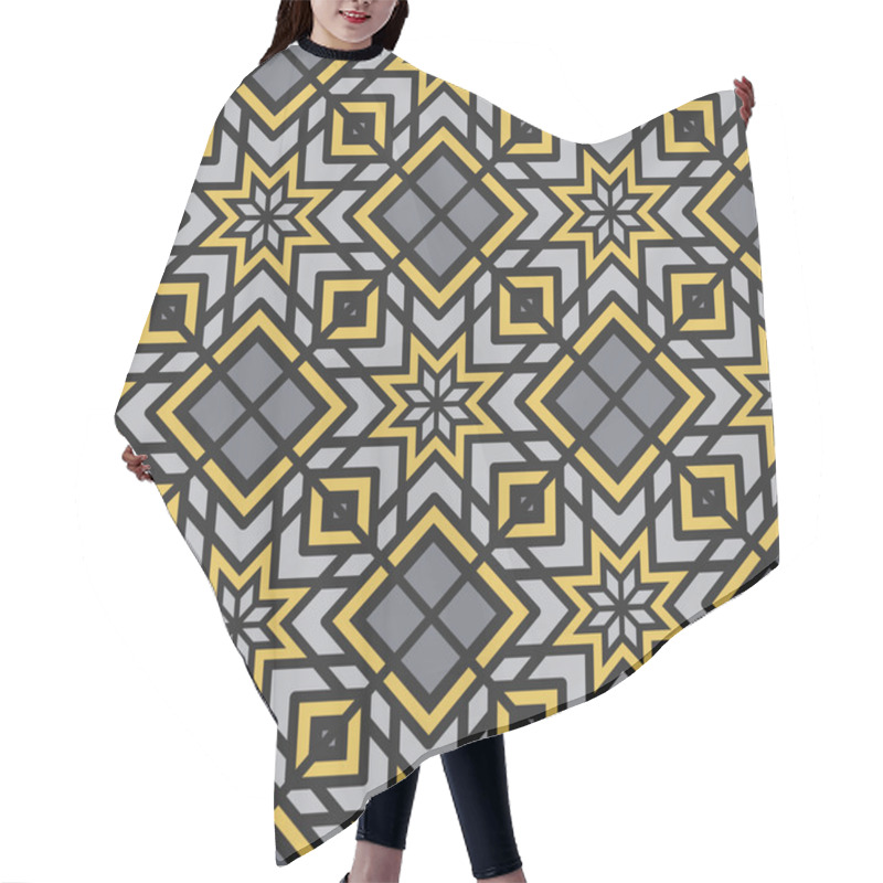 Personality  Vector Geometric Pattern Hair Cutting Cape