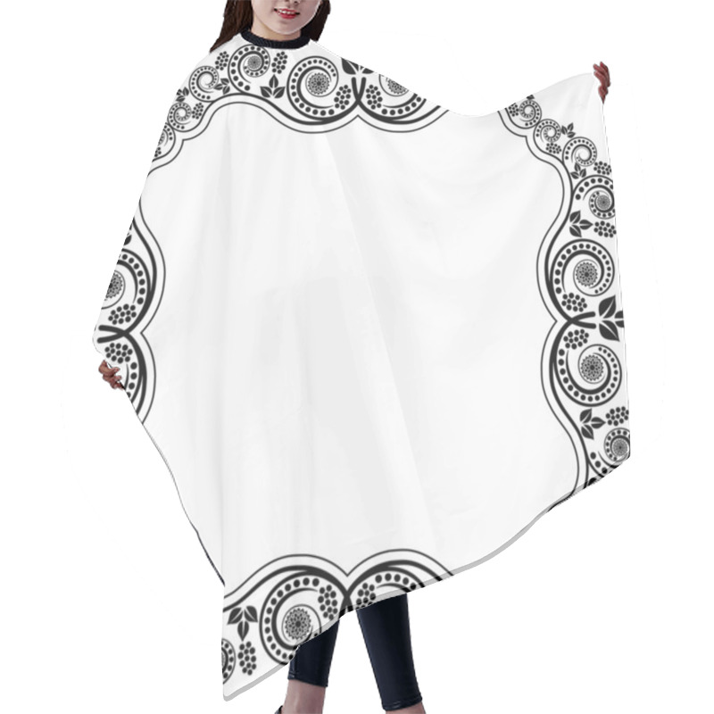 Personality  Decorative Frame Hair Cutting Cape