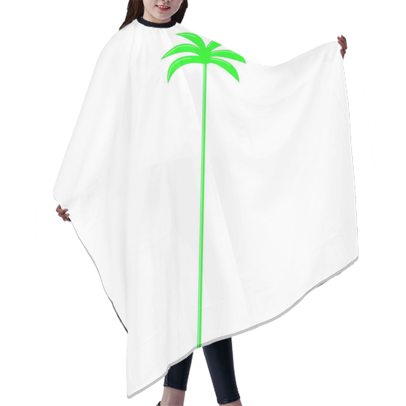 Personality  Mojito Cocktail Garnish Green Palm. Hand Drawn Illustration. Plastic Decoration For Summer Refresh Cocktails, Drinks, Beverages, Parties. Relax, Vacations, Parties, Nightlife Concept. Hair Cutting Cape