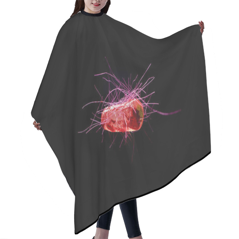 Personality  Escherichia Coli Also Known As Ecoli Bacteria Health Science Concept Hair Cutting Cape