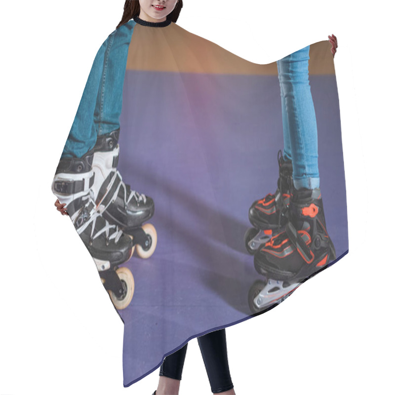 Personality  Roller Skates Hair Cutting Cape