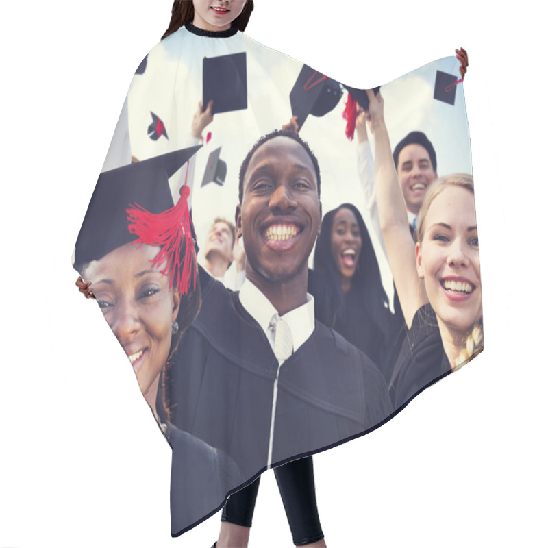 Personality  Students Celebration Graduation, Education Concept Hair Cutting Cape