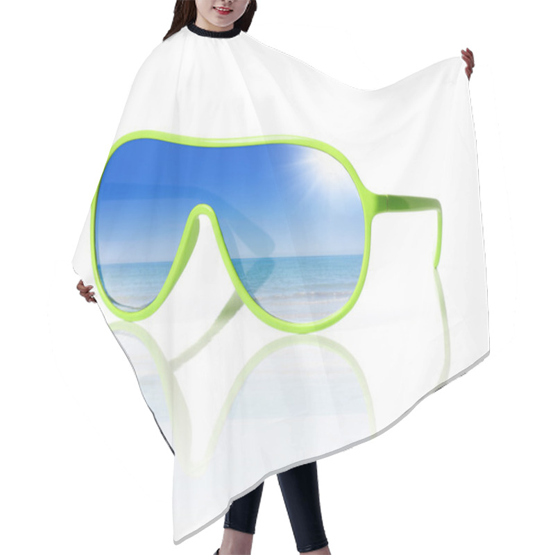 Personality  Summer Glasses Hair Cutting Cape