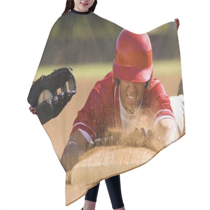 Personality  Baseball Player Sliding  Hair Cutting Cape