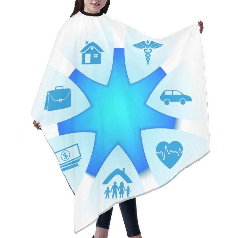 Personality  Insurance-services-star-shines-bright-white-background Hair Cutting Cape