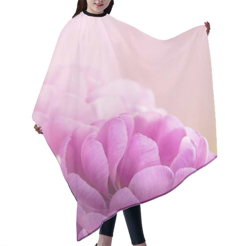 Personality  Blurred Flowers Background Hair Cutting Cape