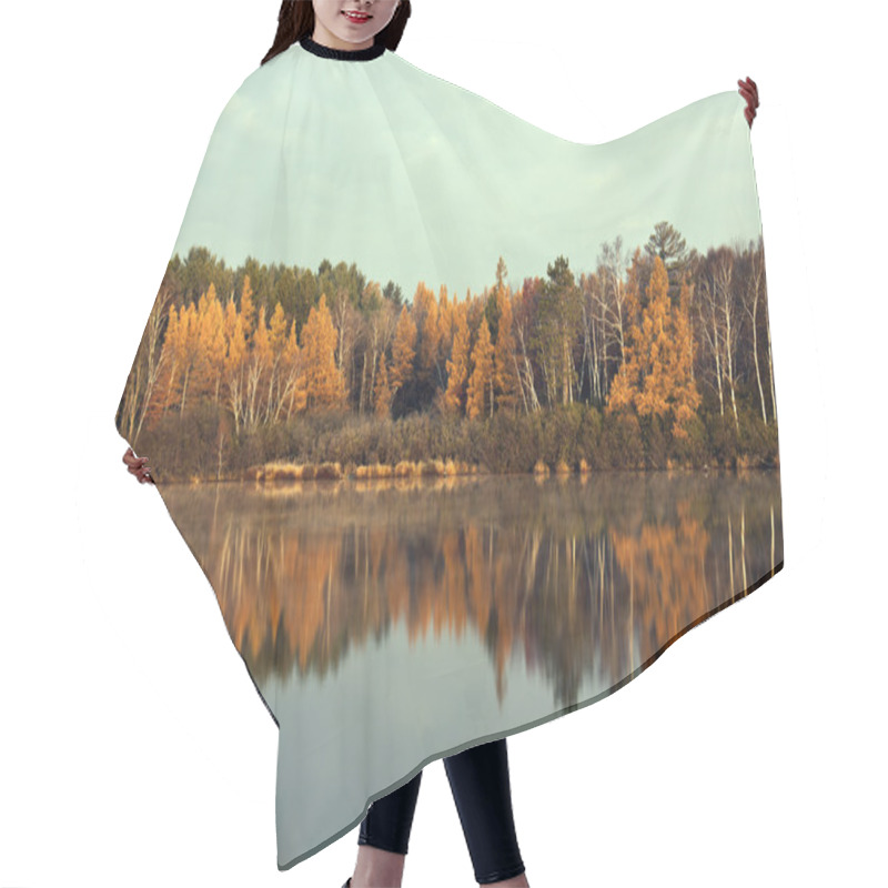 Personality  Fall In Tomahawk, Wisconsin Hair Cutting Cape