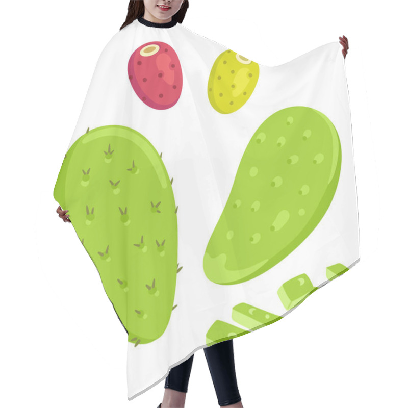 Personality  Nopal Cactus With Prickly Pears Hair Cutting Cape