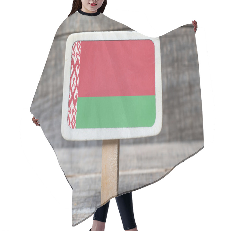 Personality  Belarussian Flag Hair Cutting Cape