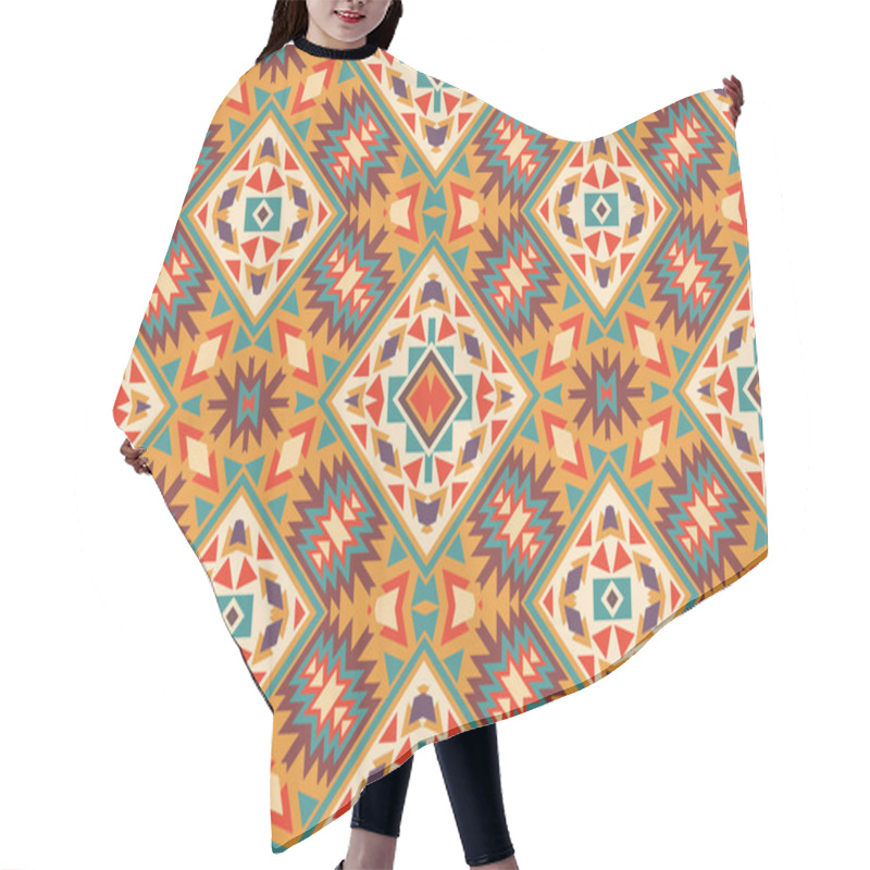 Personality  Seamless Navajo Pattern Hair Cutting Cape