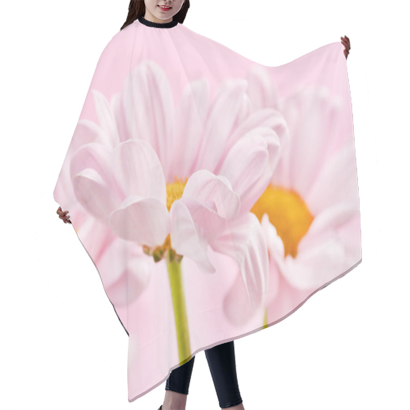 Personality  Pink Daisy Flowers Hair Cutting Cape