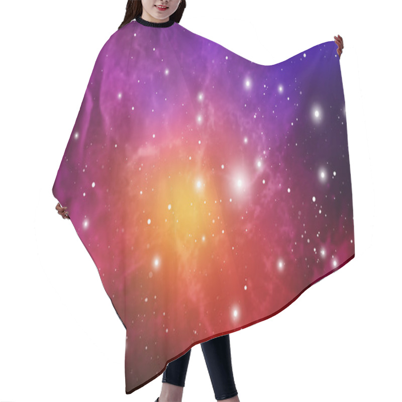 Personality  Astrology Mystic Background. Outer Space. Vector Digital Illustration Of Universe. Vector Galaxy Background. Hair Cutting Cape