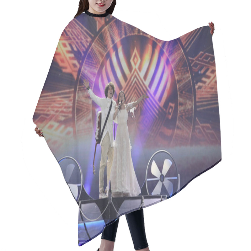 Personality  Naviband From Belarus  Eurovision 2017 Hair Cutting Cape