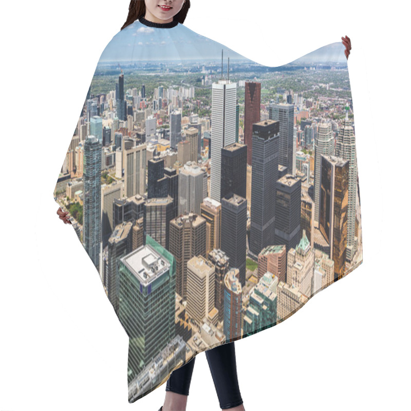 Personality  Aerial View Of Toronto Hair Cutting Cape