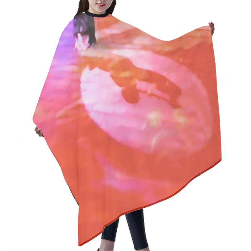 Personality  Abstract Red Background Hair Cutting Cape