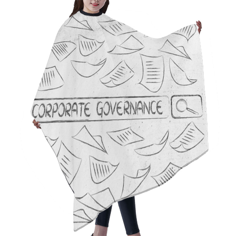 Personality  Researching About Corporate Governance Hair Cutting Cape