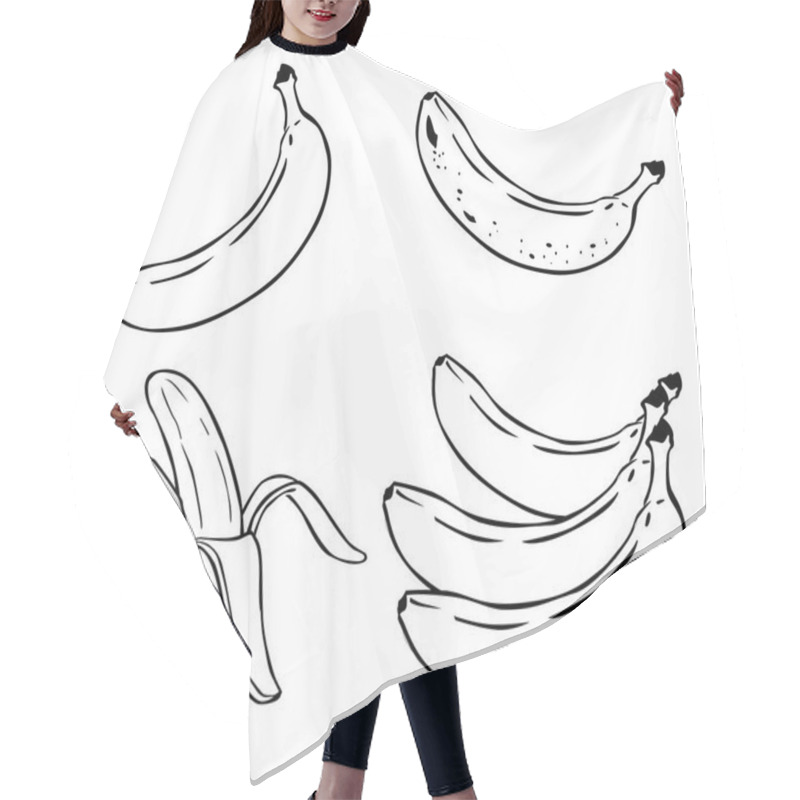 Personality  Banana Fruit Food Hair Cutting Cape