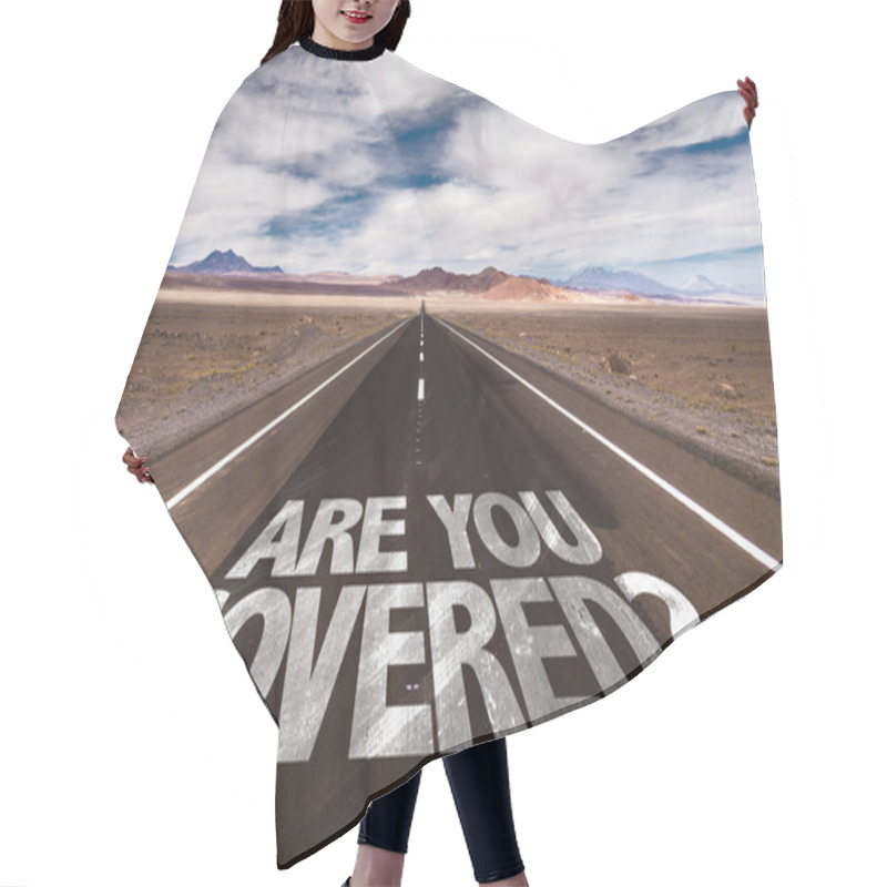 Personality  Are You Covered? On Desert Road Hair Cutting Cape