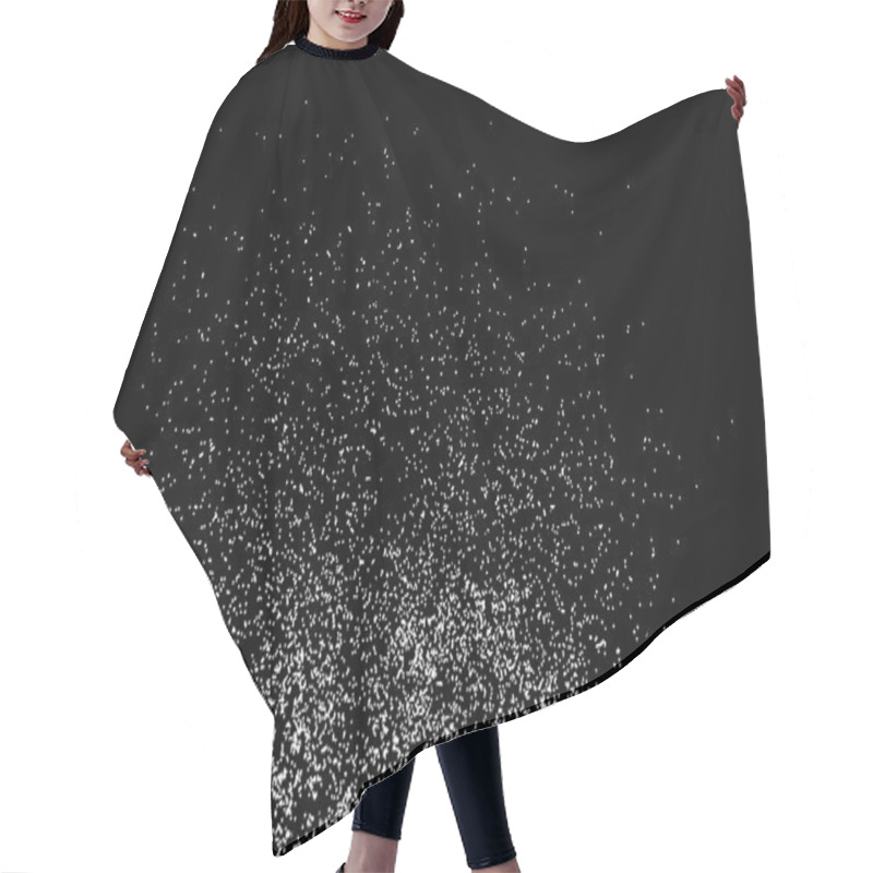 Personality  Falling Snow Or Night Sky With Stars Pattern.   Hair Cutting Cape