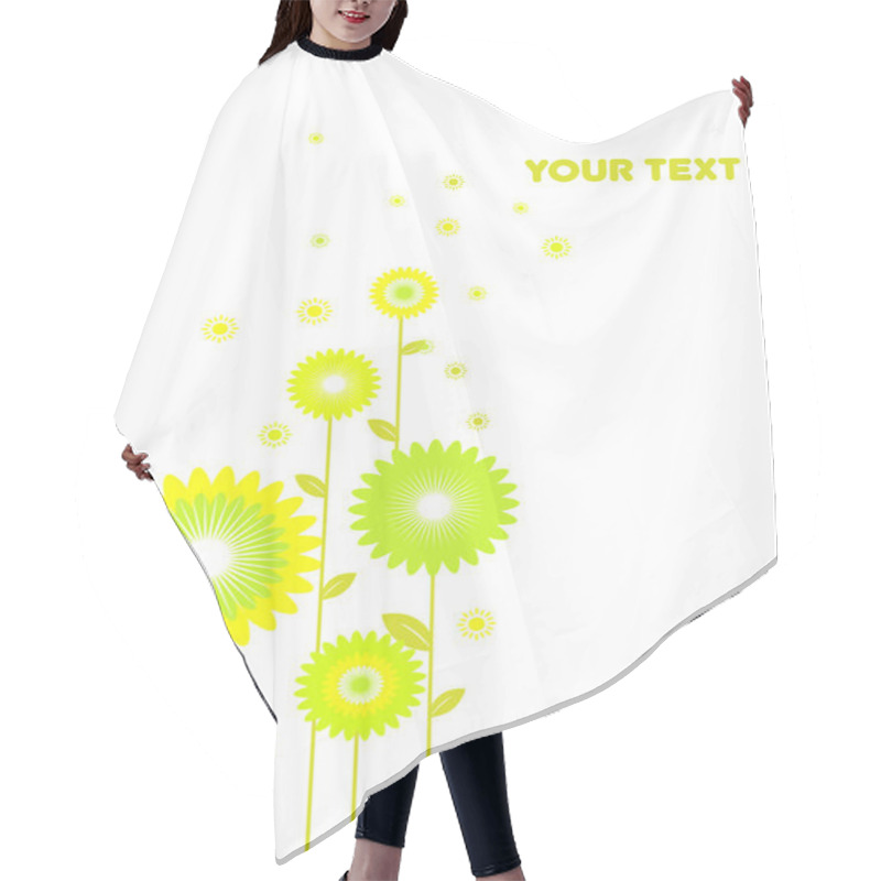 Personality  Green Vector Hair Cutting Cape