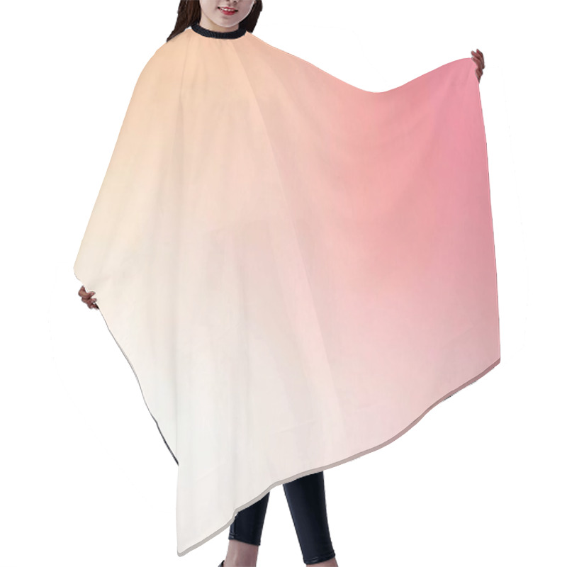 Personality  Soft Pink And Peach Gradient Minimalist Background Hair Cutting Cape