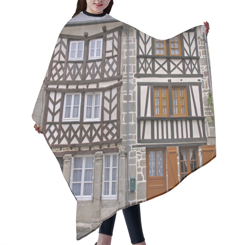 Personality  Moncontour, Timber-framed House, France Hair Cutting Cape