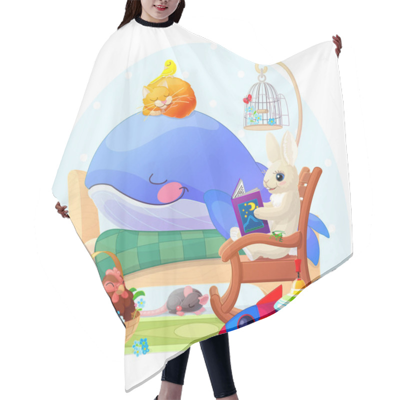 Personality  Vector Nursery Wall Art For Kids Hair Cutting Cape