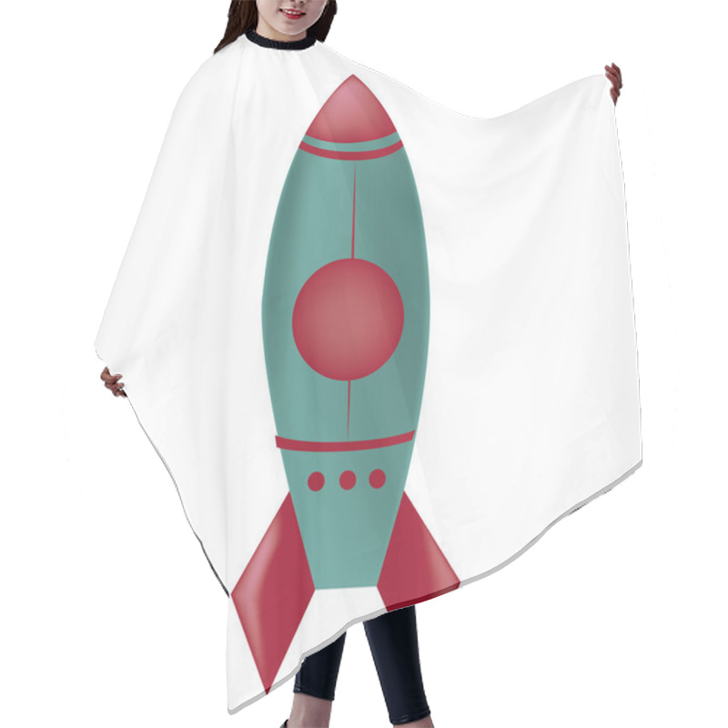 Personality  Rocket Toy Hair Cutting Cape