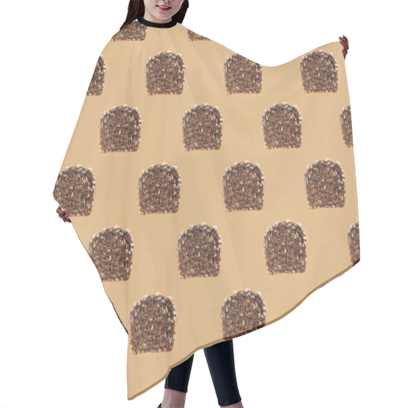 Personality  Sliced Bread Seamless Pattern  Hair Cutting Cape