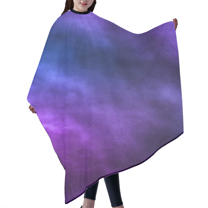 Personality  Night Sky Stars Background, Nebula Clouds In Cosmos Hair Cutting Cape