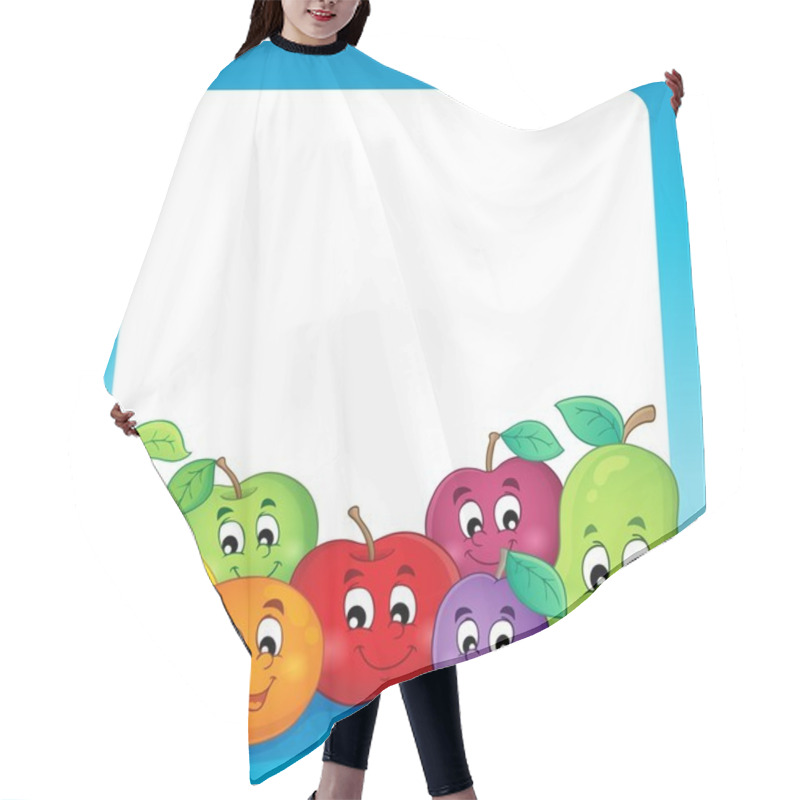 Personality  Fruit Theme Frame 1 Hair Cutting Cape