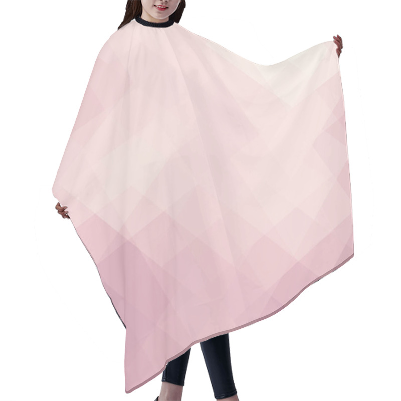 Personality  Geometric Abstract Pattern In Low Poly Style. Hair Cutting Cape