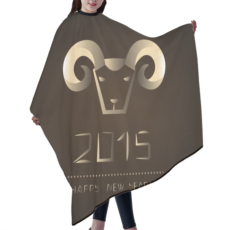 Personality  Chinese New Year Of The Goat 2015 Hair Cutting Cape