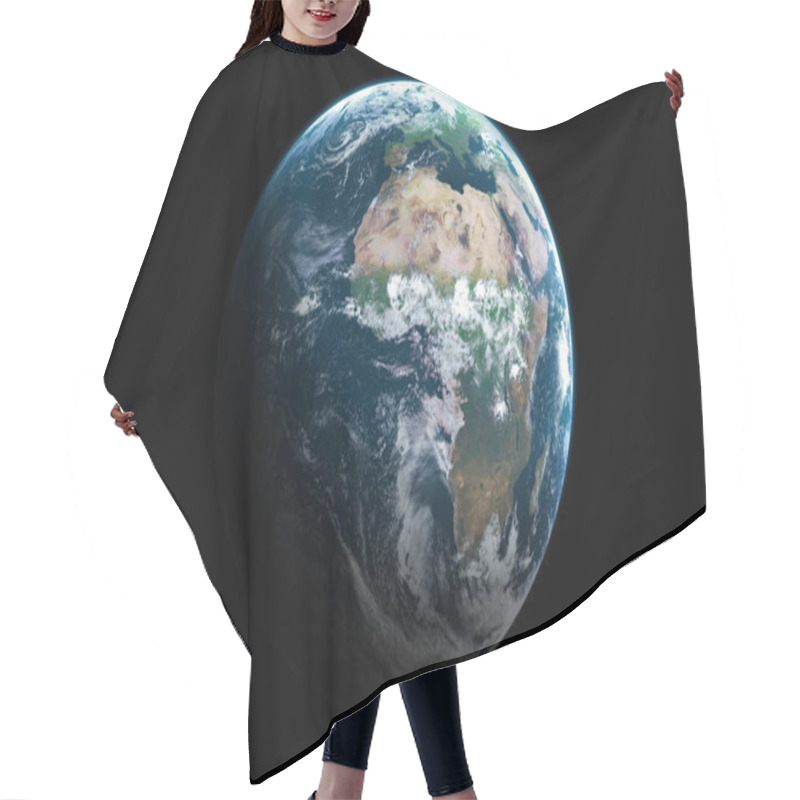 Personality  Earth - High Resolution Hair Cutting Cape