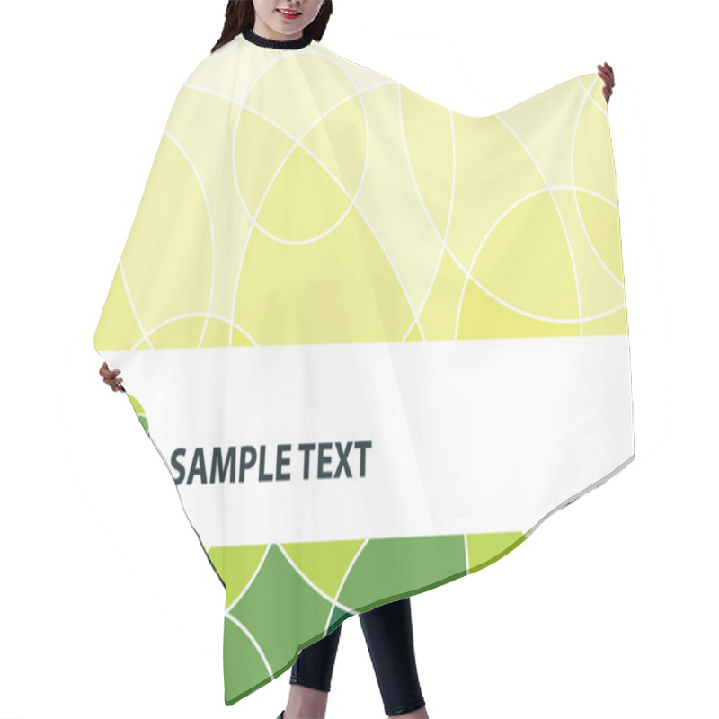 Personality  Abstract Geometric Mosaic Background Hair Cutting Cape