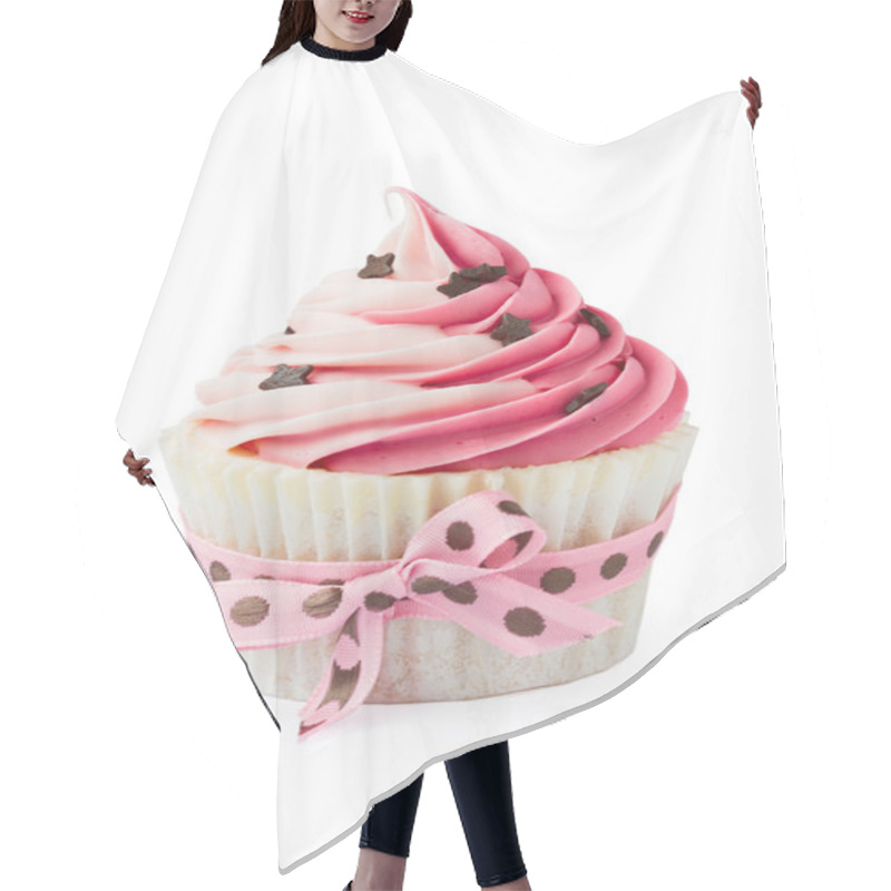 Personality  Pink Cupcake Hair Cutting Cape