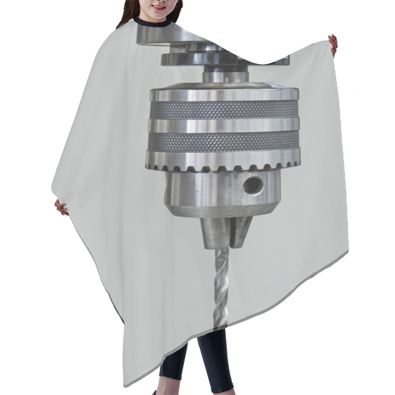 Personality  Drill Bit Detail Hair Cutting Cape