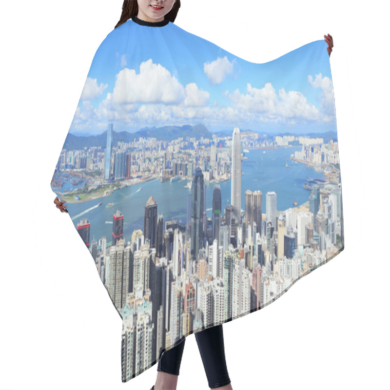 Personality  Hong Kong City Hair Cutting Cape