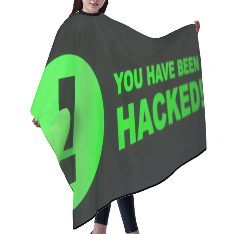 Personality  Hacked Hair Cutting Cape