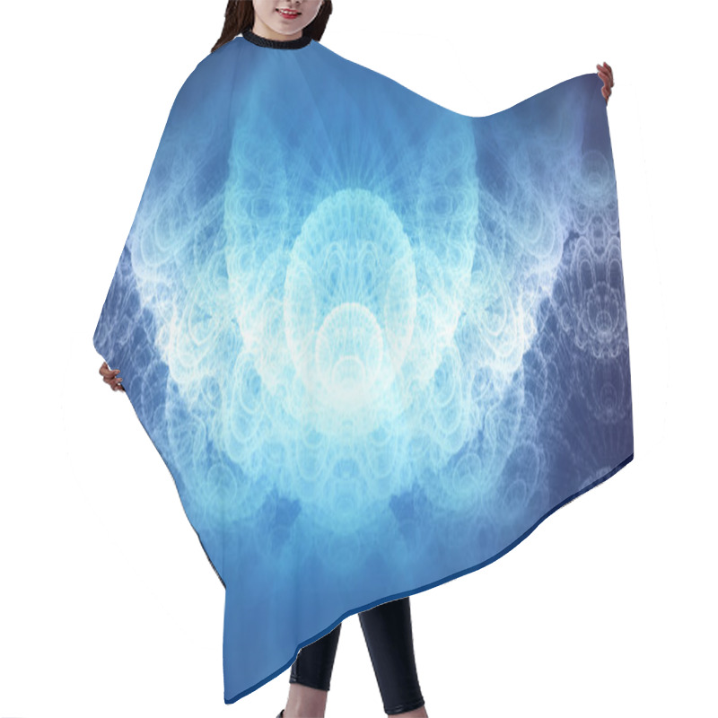 Personality  Abstract Fractal Texture Hair Cutting Cape