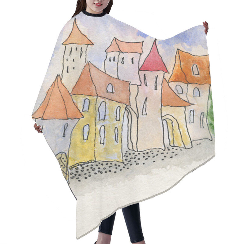 Personality  Fairy Tale Village Hair Cutting Cape