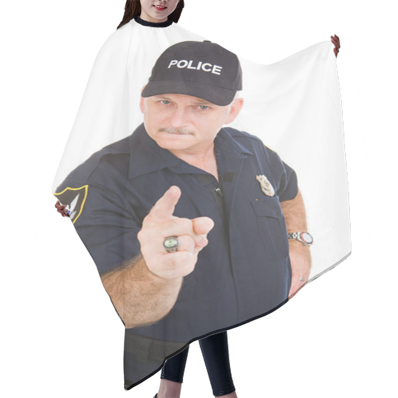 Personality  Police Authority Hair Cutting Cape