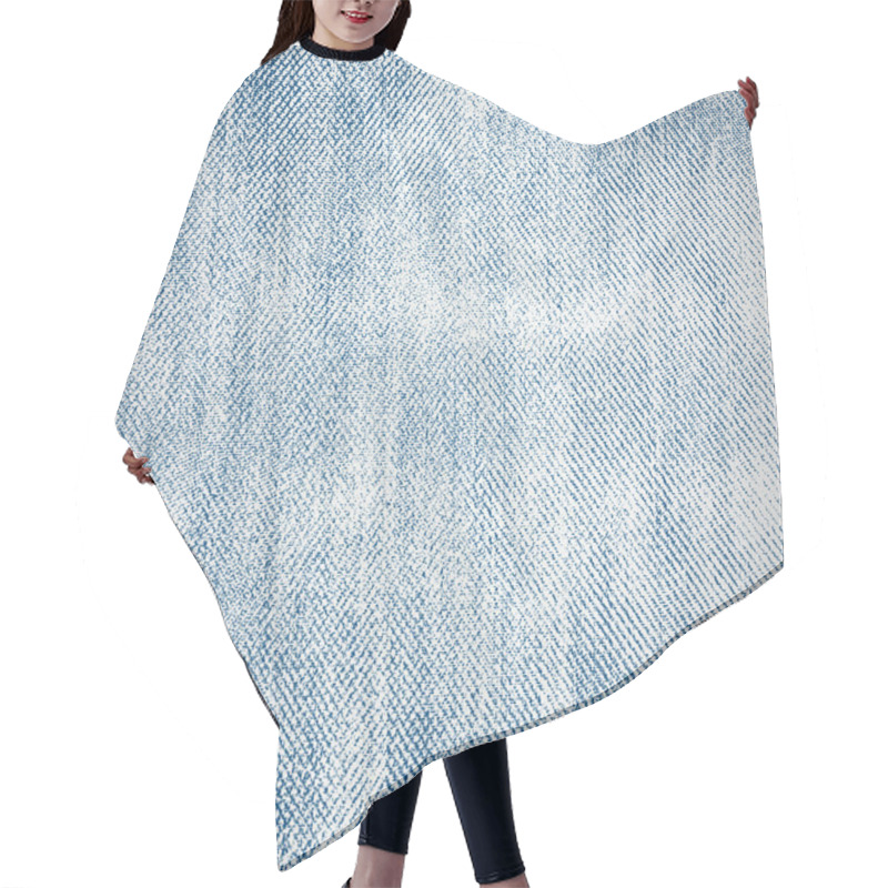 Personality  Denim Texture Wall Hair Cutting Cape