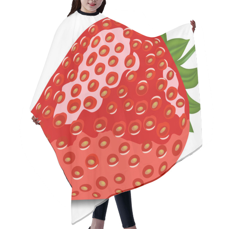 Personality  Strawberry Hair Cutting Cape