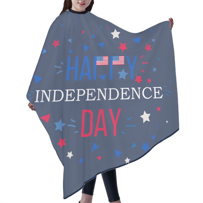 Personality  4th July Day Hair Cutting Cape