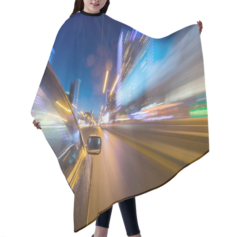 Personality  Night City Drive By Car Hair Cutting Cape