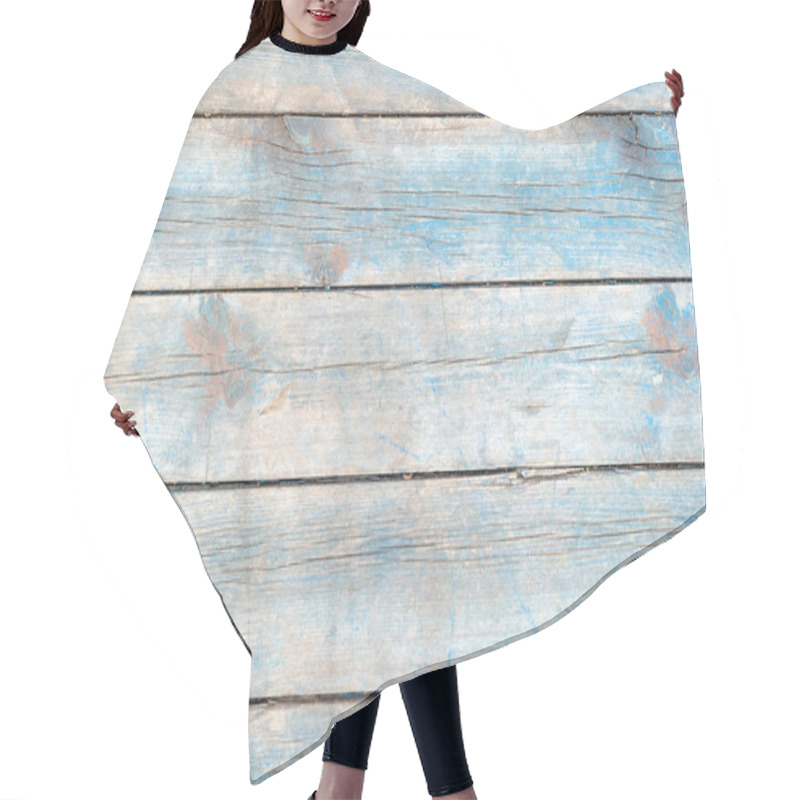 Personality  Wooden Plank Texture As Background Hair Cutting Cape