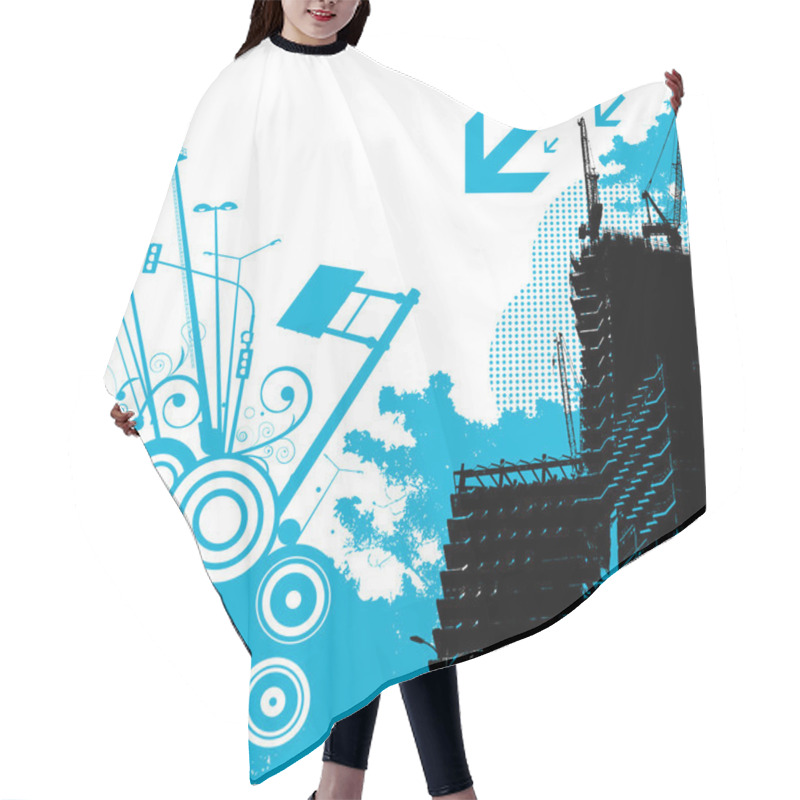 Personality  Urban Design Hair Cutting Cape